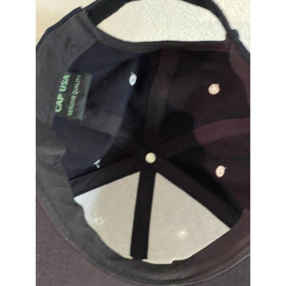 Vintage New York Police Department NYPD Baseball Hat Black Snapback Cap USA - Picture 2 of 7